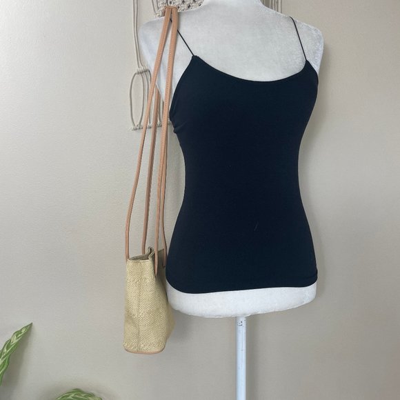 vintage 90s Nine West boho mini bucket bag shoulder purse - Picture 2 of 7